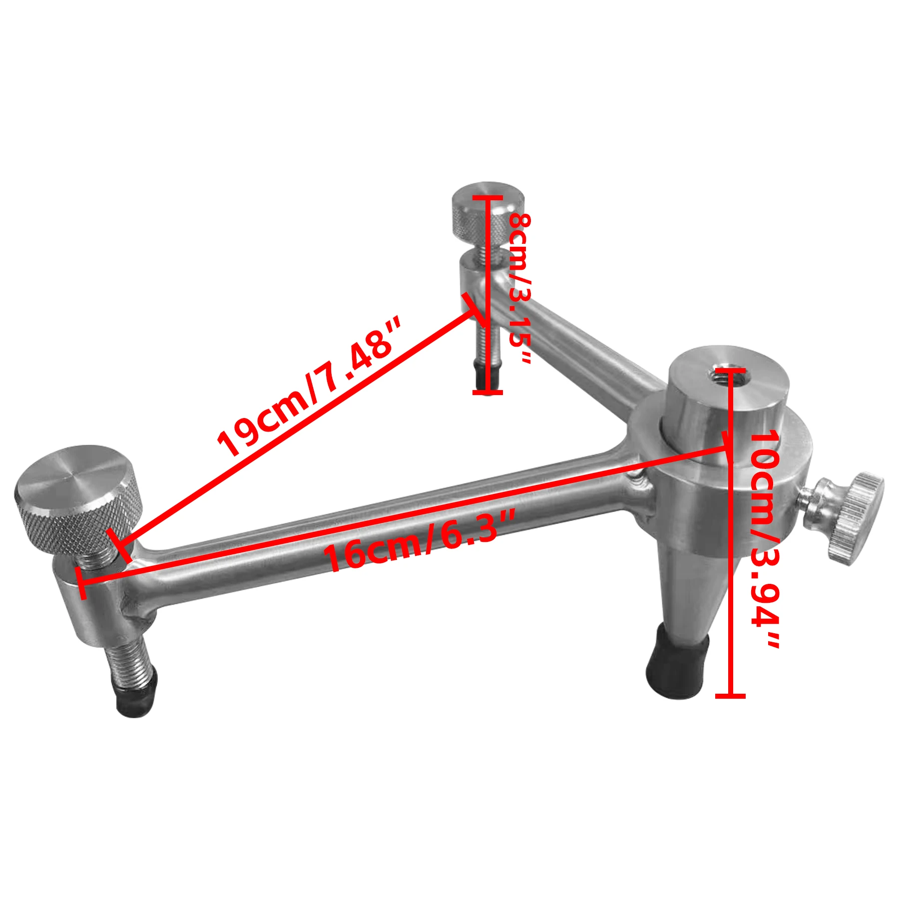 11cm Stainless Steel Prism Pole Mini Tripod with Blisters Bubble for Leica & 5/8 Thread Amount Surveying Instrument Mini Tripod
