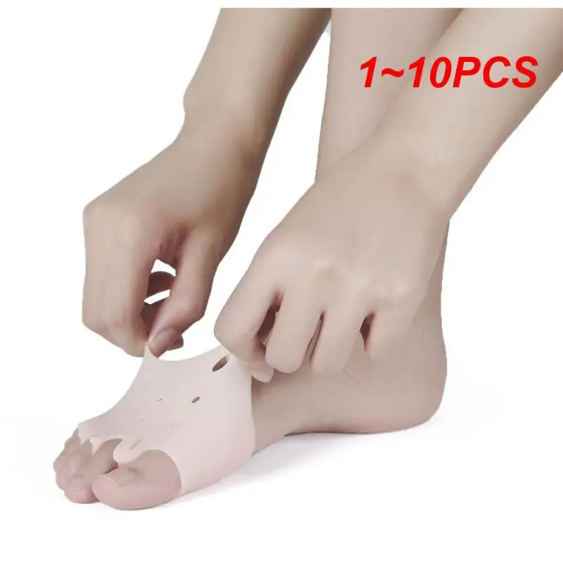 1 ~ 10 Stuks Siliconen Gel Teen Separator Teen Vinger Separator Voeten Zorg Beugels Ondersteunt Gereedschap Pinky Bewaker Voet Hallux Valgus Zorg Tool