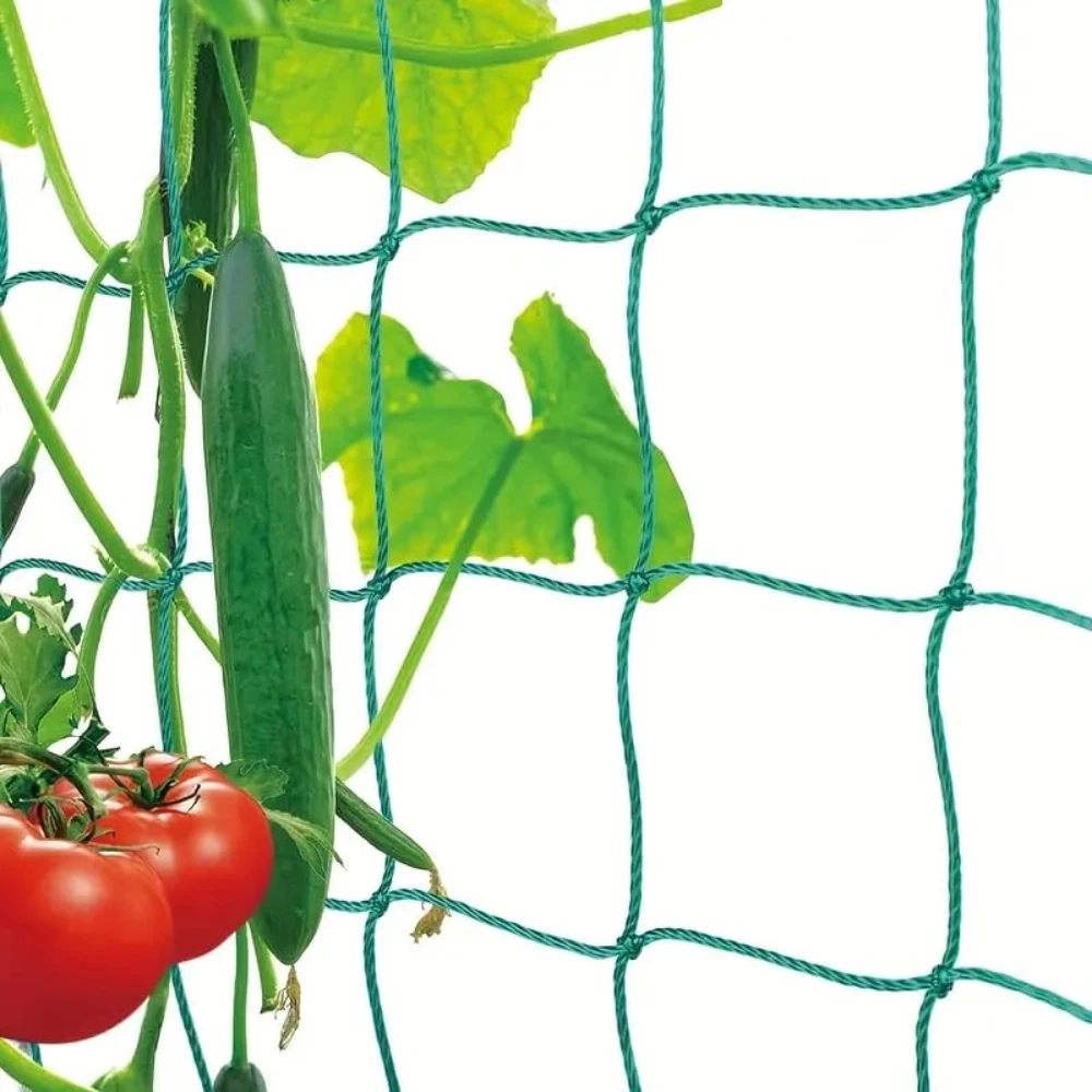 Plant Trellis Pergolas Heavy-Duty Polyester Garden Grow Net with Square Mesh for Climbing Plants Vegetables