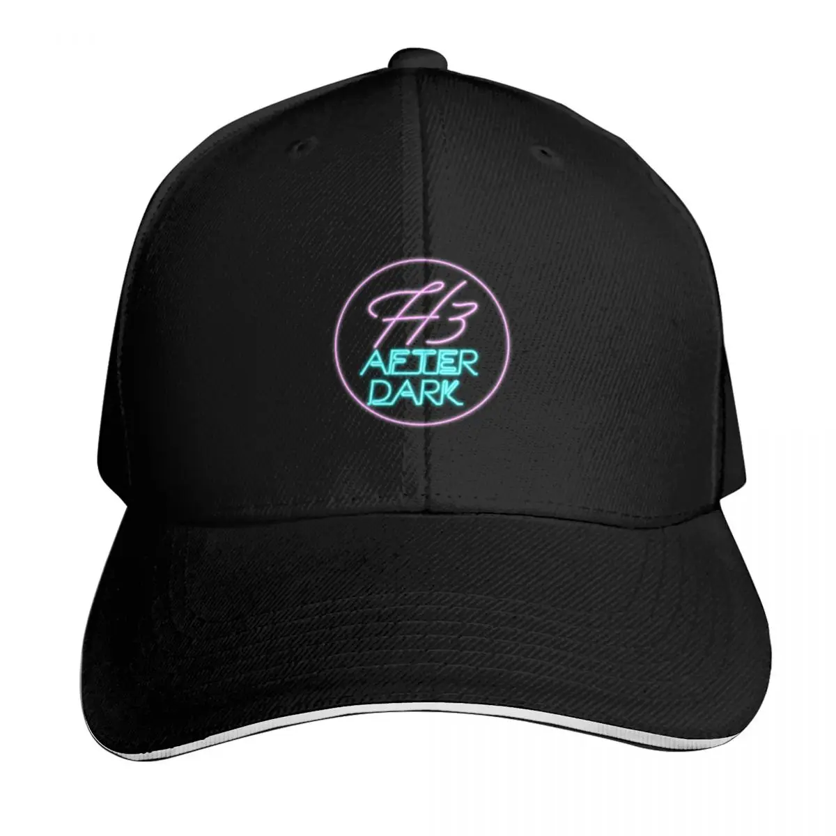 H3H3 Podcasts - H3 After Dark Baseball Cap Strapback Dad Hat Six Panel Structured Crown Sun Protection UPF 50+