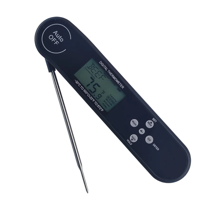 

Digital Meat Thermometer for Cooking Waterproof Wireless Food Thermometer for BBQ Grill Smoker Candy Instant Read Voice Remind