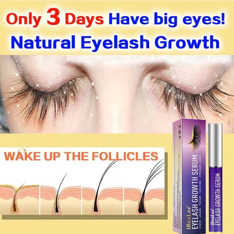 7 Days Eyelash Growth Serum Awakens Active Pores Fast Growing Eyelashes Enhancement Care Nourish Thickening Eyelash Eye Makeup