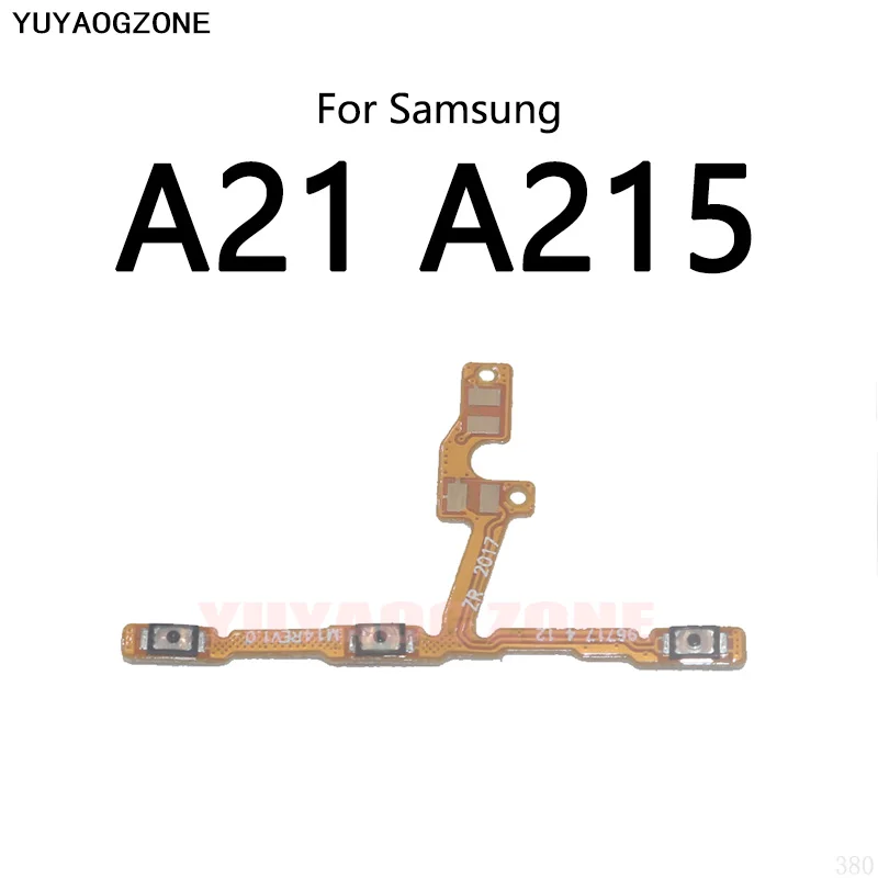 Power Button Switch Volume Mute Button On / Off Flex Cable For Samsung Galaxy A01 A11 A21 A215 A31 A315F A41 A51 A515F A71 A715F