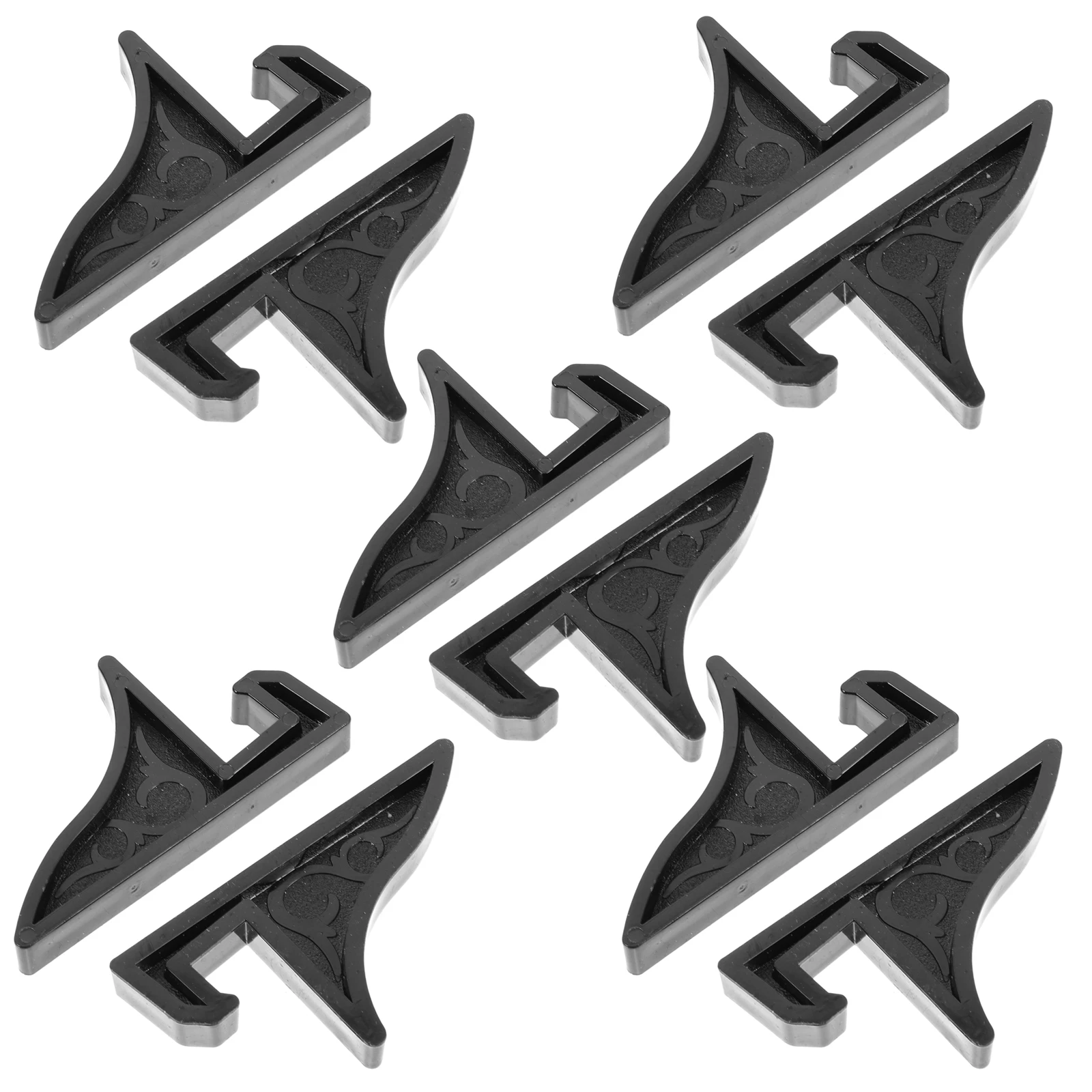 

10Pcs Sturdy Plastic Easel Stand for Photo Frames Quicksand Paintings Certificates Desktop Display Easel Stand