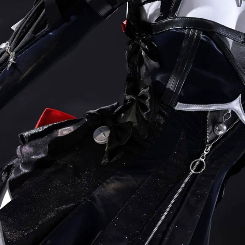 Game Zenless Zone Zero Remielle Dan Cosplay Costume Black Dress Uniform Wig Suit for Women Halloween Carnival Party Outfits