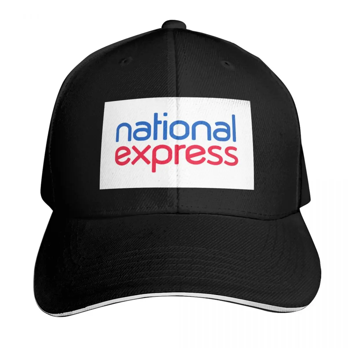 National Express Baseball Cap Quick Dry Performance Cotton Twill Breathable Contrast Two Tone Brim