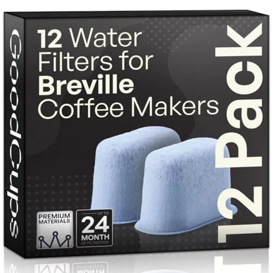 

12 фильтров для кофемашин Breville - сменные угольные фильтры для кофемашин Breville, совместимые с BWF100