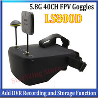 5.8G 40CH FPV Goggles 5Inch LS800D Similar Function EV800D Video Headset DVR Diversity FPV Goggles Build in Battery For RC Drone