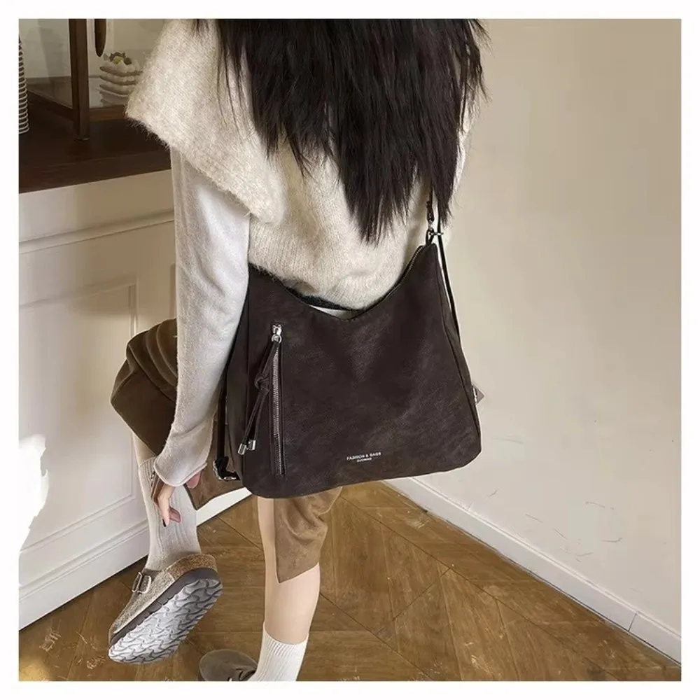 Lässige Leichte Schultertasche mit Großer Kapazität Multifunktionale Tragetasche Umhängetasche für Damen – Detail 15