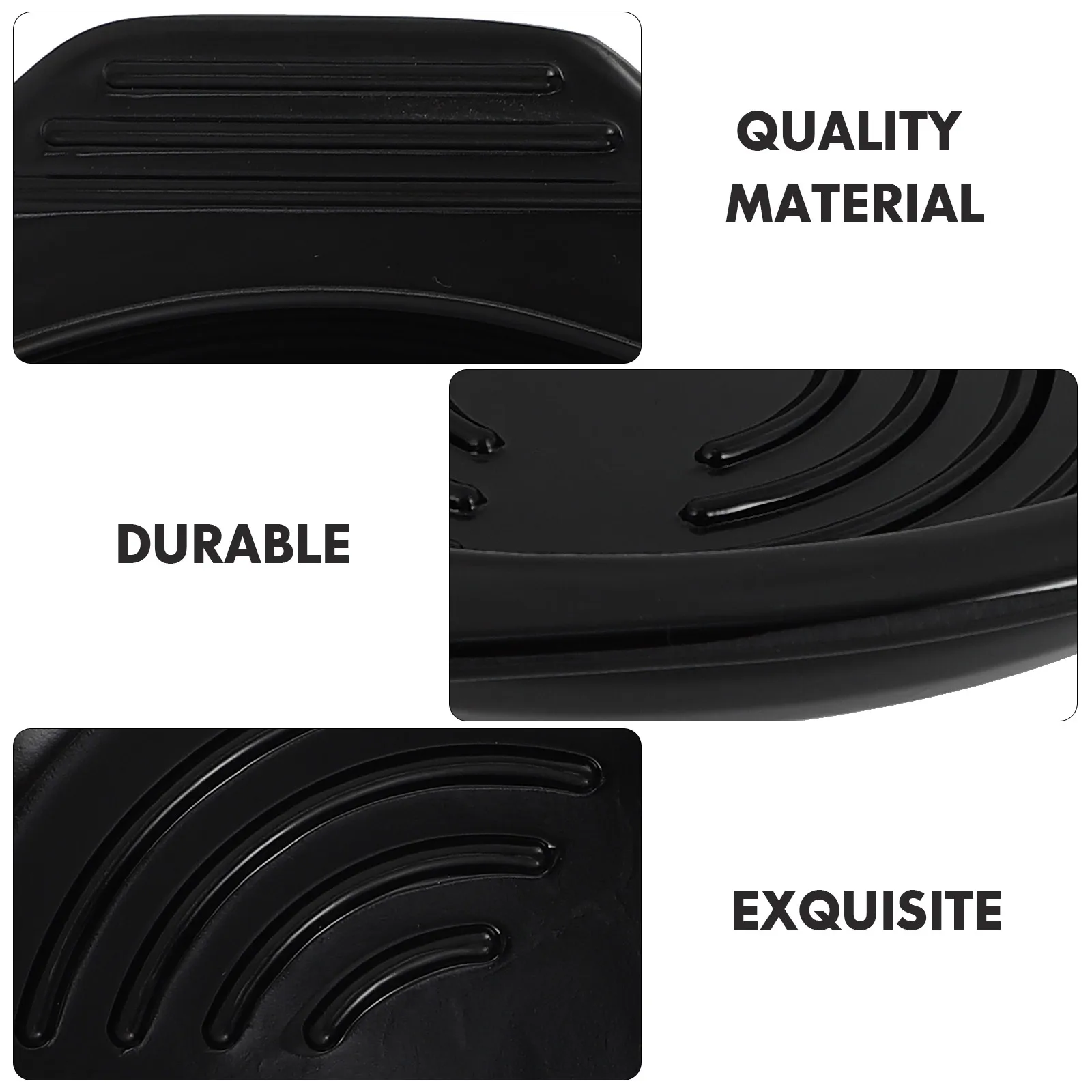 

Casserole Tray Holder Black Melamine Portable Pot Pad Decorative Placemat Heat Insulating Mat High Temperature Resistant
