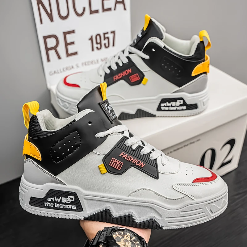 

Новая мужская обувь для скейтборда, летние кроссовки, кожаные повседневные модные уличные кроссовки для бега, спорта, пешего туризма, тенниса, дизайнерская роскошная платформа