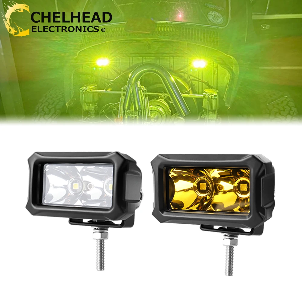 

Mini Led Spot Cube Light Driving Foggy Work Lights Off road 4X4 Lighting Motorcycle Auto Moto Pickup SUV for Universal Vehicles