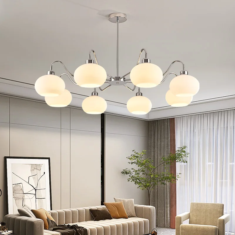 

Nordic Persimmon New Retro Chandelier Light For Bedroom Aisle Corridor Living Study Room Loft Office Home Cream Style Decor Lamp