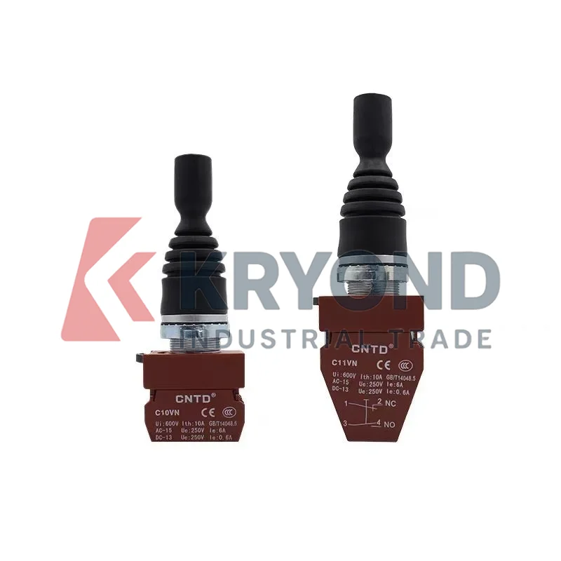 CNTD Cross Joystick Switch C2MN-F2 Bidirectional Self Resetting  FT4 Four-way Self-locking Opening 22mm Original Product