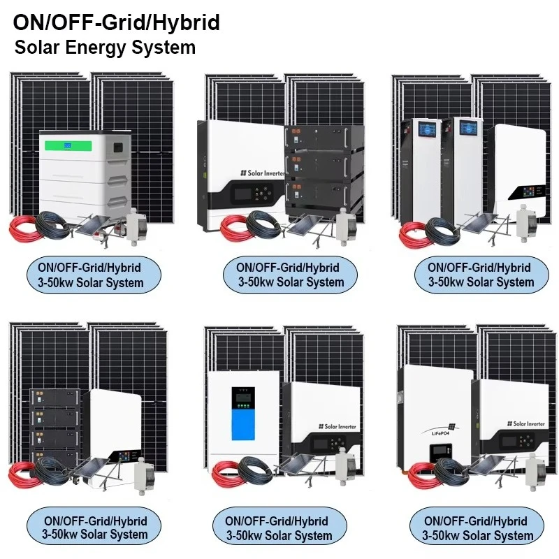 10kw 15kw 20kw 30kw Complete Solar Panel Energy System 10000w 20000w 30000w Off Grid Home Solar Panel Power System Kit