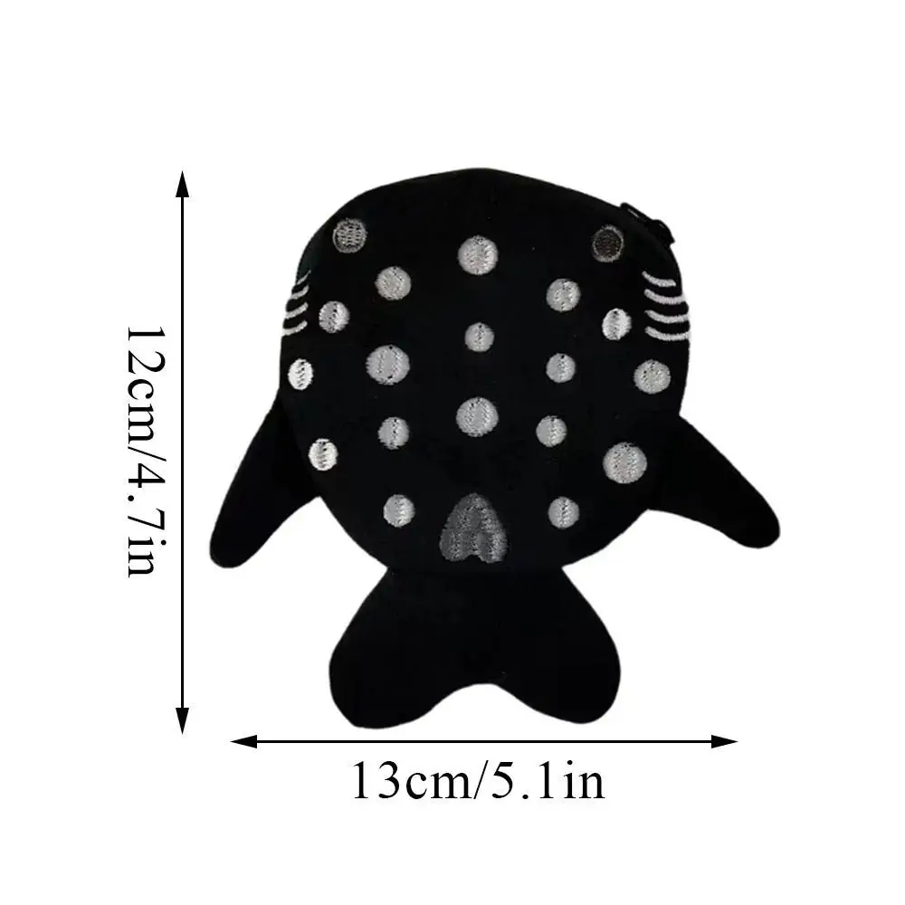 Dessin animé requin baleine requin porte-monnaie Animal sac pendentif requin en peluche portefeuille fermeture éclair mode peluche sac à monnaie écouteur enfant cadeaux