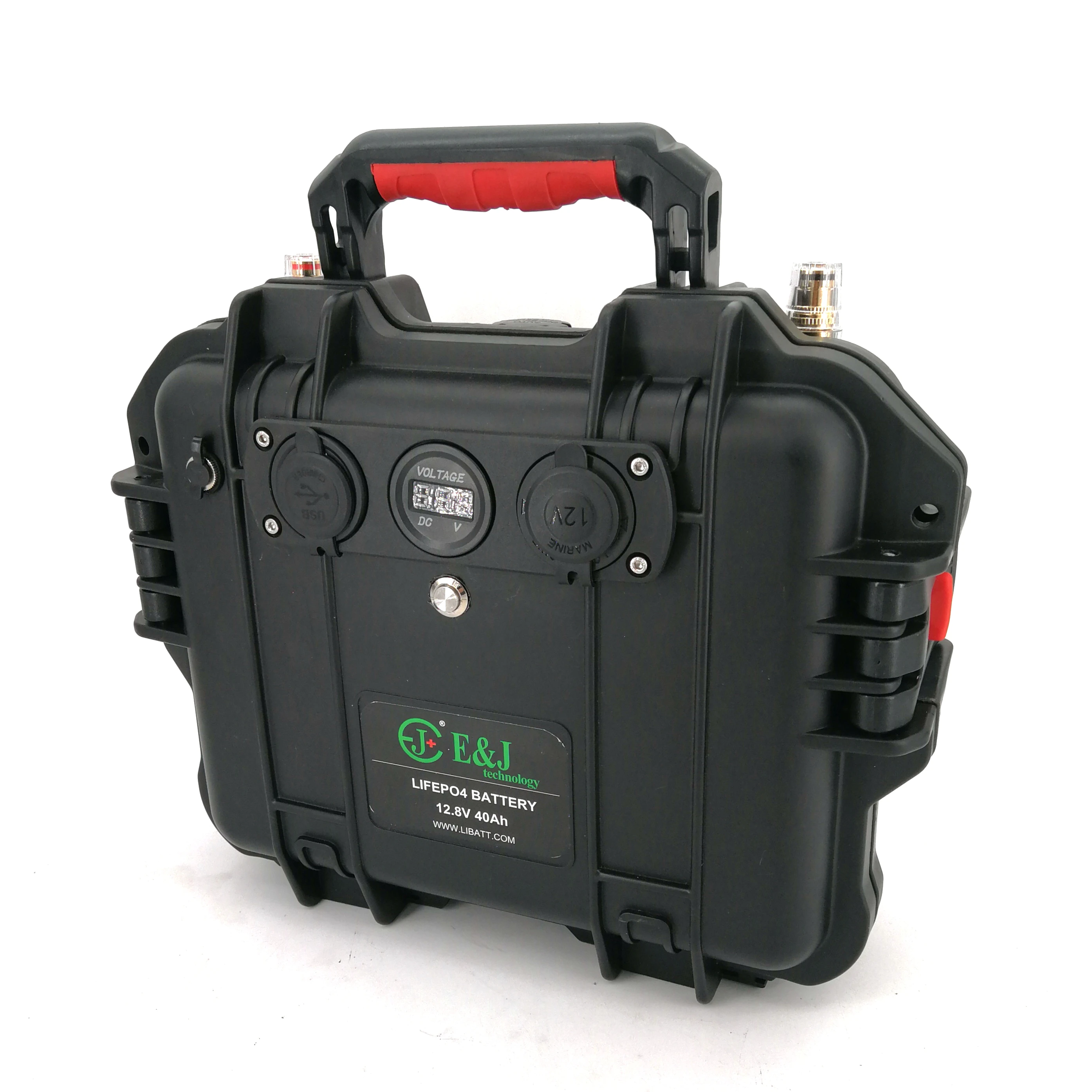 

12V 40Ah Deep Cycle Battery Pack, Lightweight Waterproof Portable For Trolling Motor, Kayak Fishing Battery