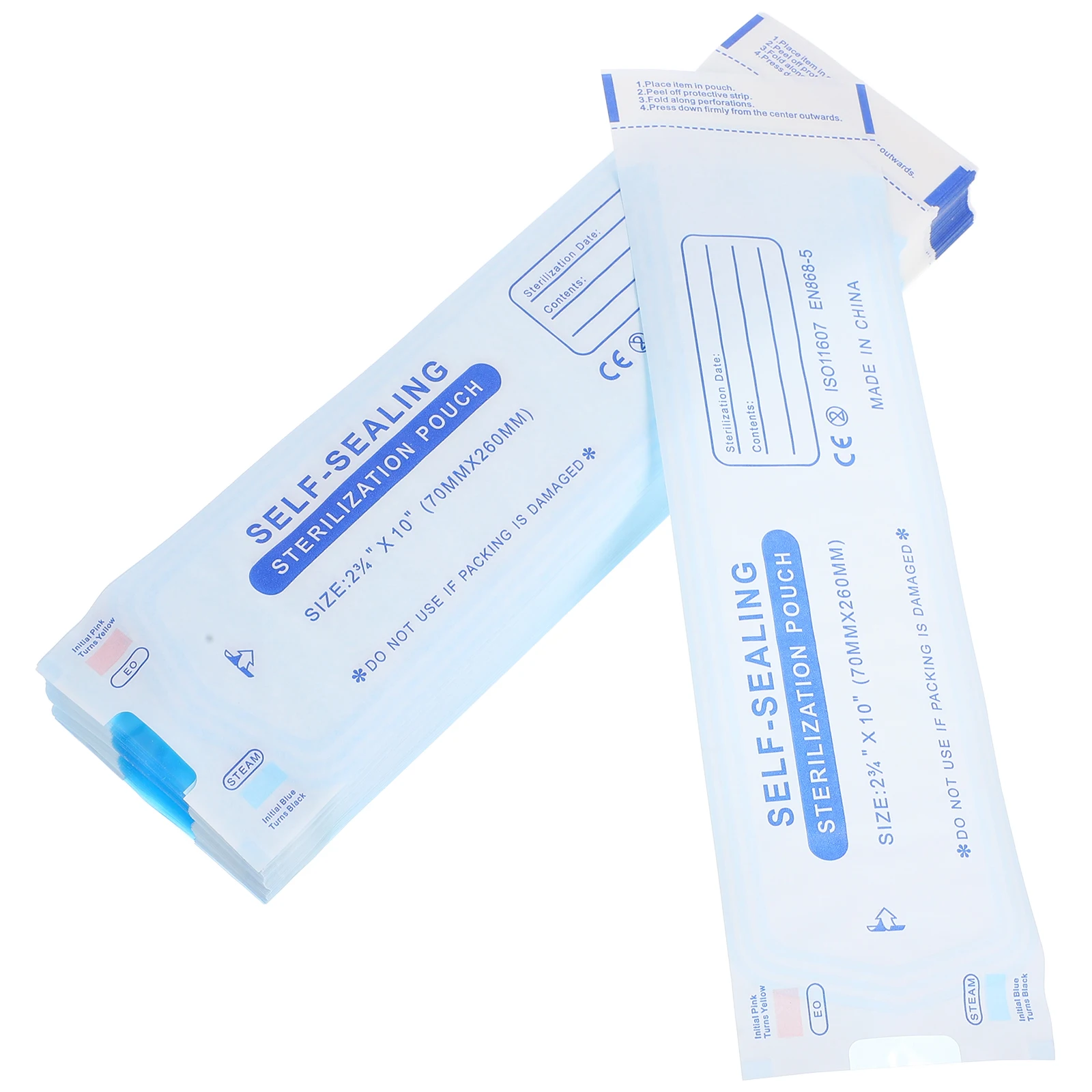 

200pcs Sterilization Pouches Self Sealing Bags Dentistry Supplies Disposable Sterilizer Pouches Safe Materials Convenient