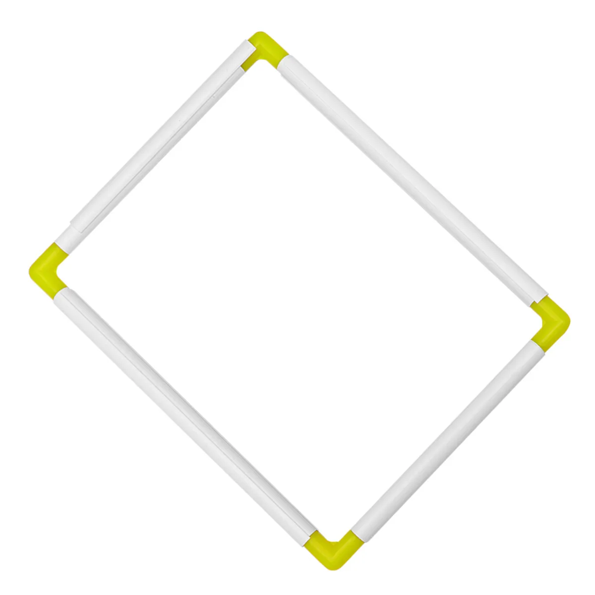 

1Pcs Portable Plastic Embroidery Frame Square Clip Frame Cross Stitch Quilting Needlepoint Random Color Inner Diameter 30x40cm