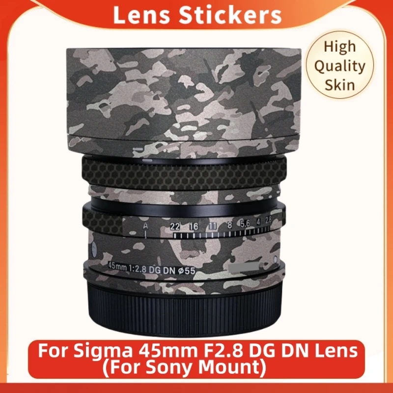 

For Sigma 45mm F2.8 DG DN (For Sony E Mount) Anti-Scratch Camera Lens Sticker Coat Wrap Protective Film Body Protector Skin