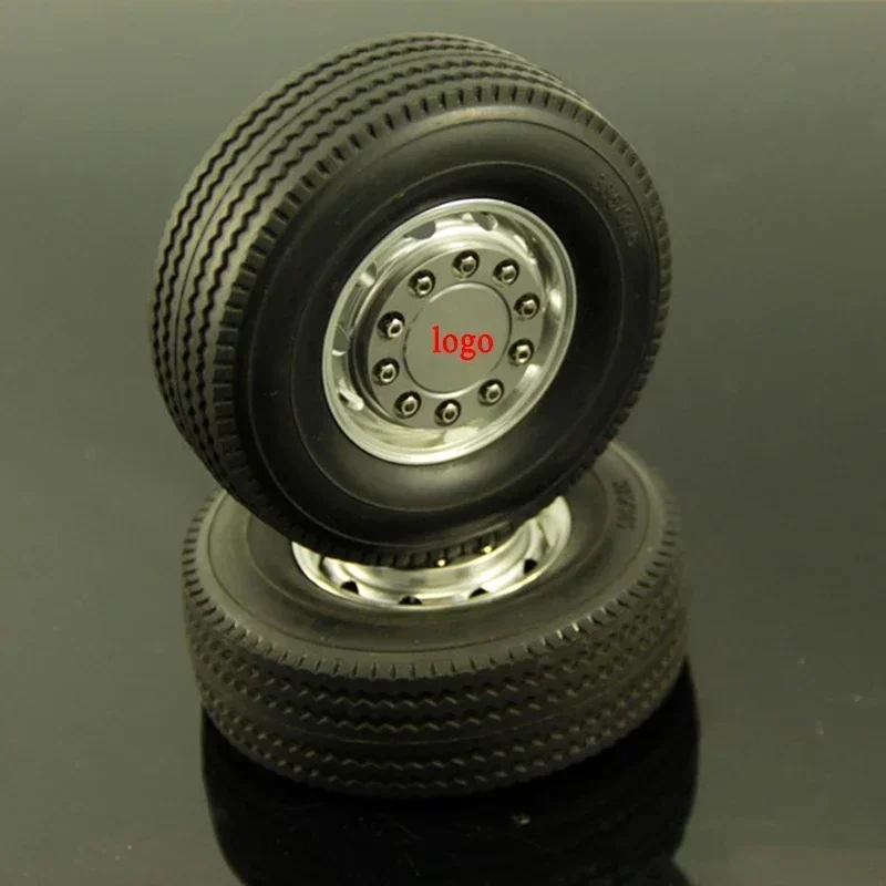 Metal Fronr Wheel Hub for 1/14 RC Tractor Truck Tipper Tamiya Scania 770S BENZ 3363 MAN