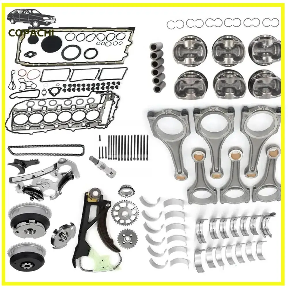 N55B30 Engine Overhaul Gasket Rebuild Set 11317545959 11317523884 11247628035 613806000 For BMW F20 F21 F30 F10 X3 X4 X5 X6