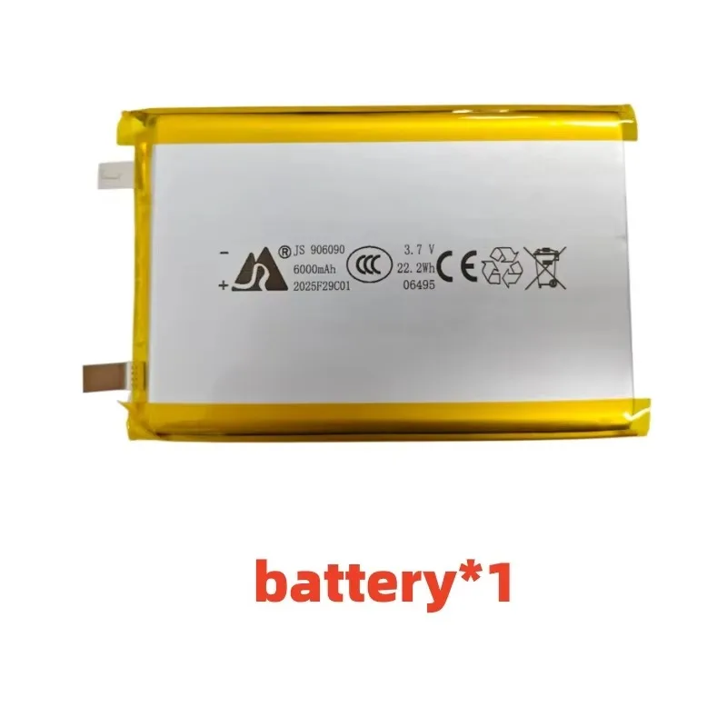Reliable 906090 3.7V 6000mAh Li-Po Battery, Low Self-Discharge for Smart Home Control System