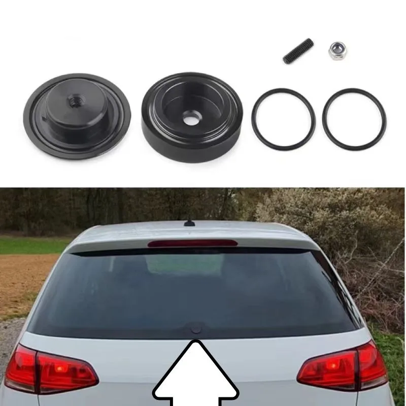 1 Set Aluminum Car Rear Wiper Delete Kit Plug Cap Universal Car Accessories car accessories