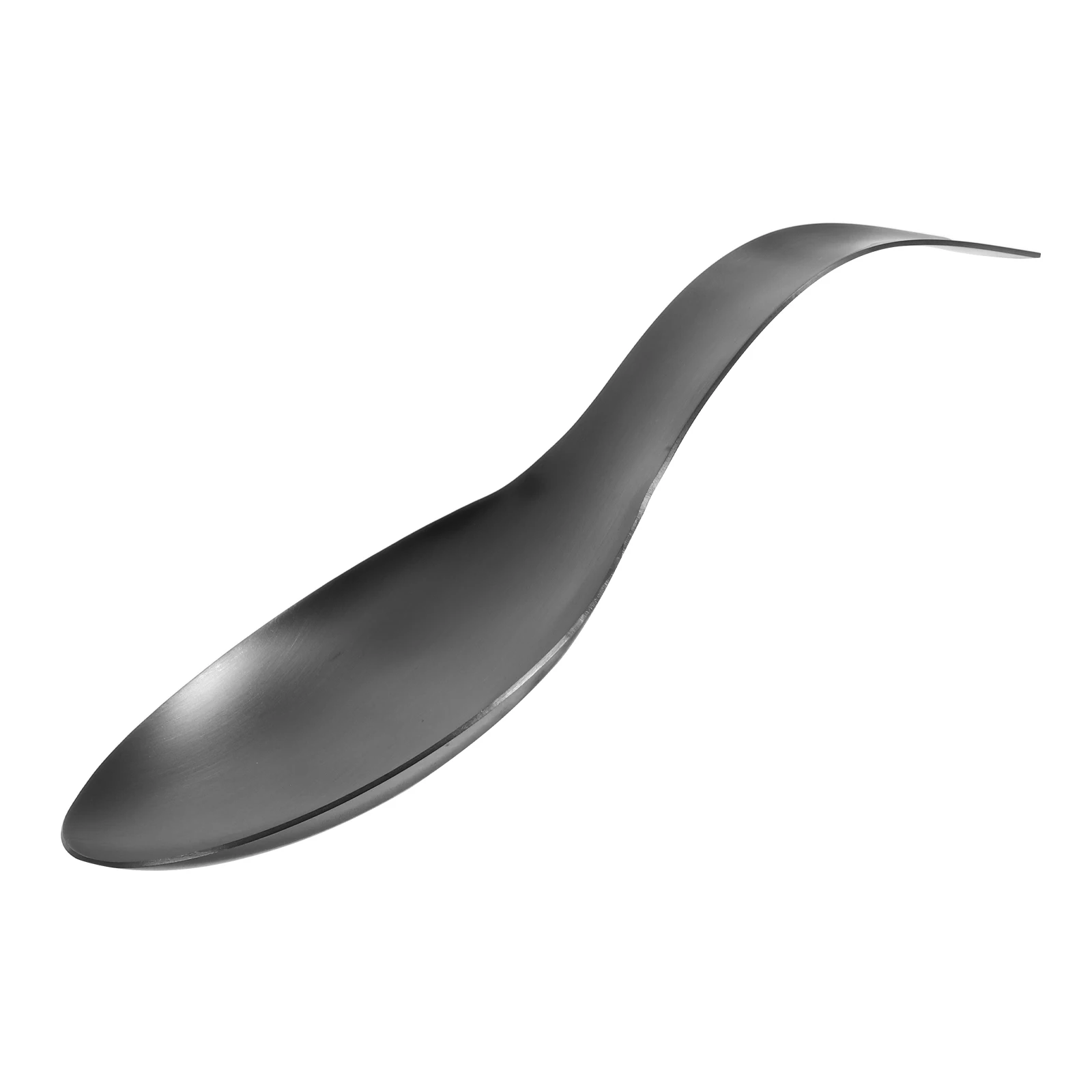 

Fishtail Spoon Holder Cooking Rest Bracket Decor Kitchen Checkered Stainless Steel Kitchenware Accessories Ladle