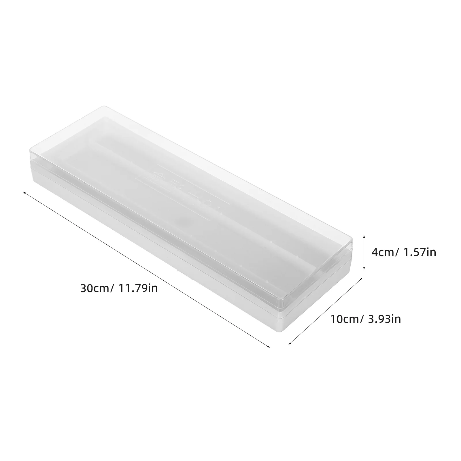 علم الأمراض الشريحة صندوق الرطوبة البلاستيك المجهر حامل الشريحة 11.79X3.93X1.57In لتخزين عينة المختبر واضح المحمولة