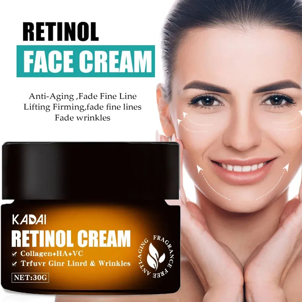 

Retinol Face Cream Anti-wrinkle Skin Care Anti-Aging Firming Cosmetics Hyaluronic Acid Moisturizing Whitening Beauty Products
