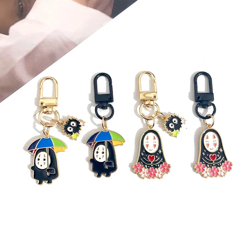 30 Stuks Olie Druppel Legering Cartoon Anime Gezichtsloze Vrouw Oorbellen Legering Email Hanger Sleutelhanger Accessoires Charmsdiy Maken Sieraden