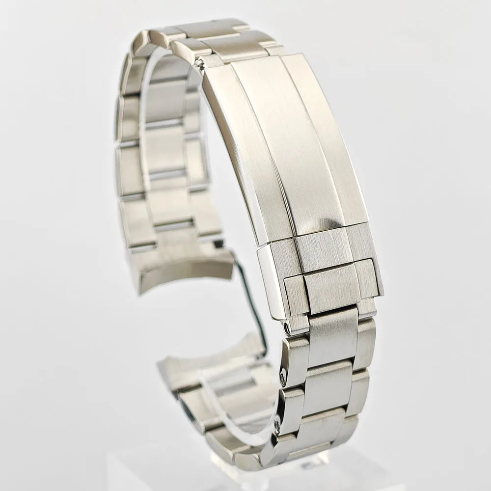 ساعة فضية للرجال ، ياقوت ، صندوق أوتوماتيكي ، عالية الجودة ، تناسب NH34 ، NH35 ، NH36 حركة ، 40.5 مللي متر