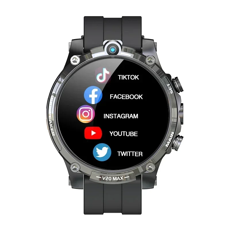 

Fitness full touch screen watch men call dial 1000mah 1.6 inch screen support social media app pro smart watch with