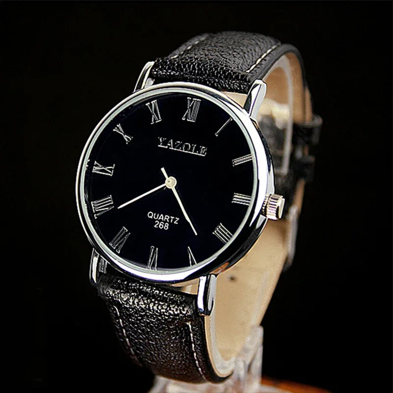 Yazole Men Watches Fashion Simple Men Watches Roma Dial Quartz Wrist Watch Mens Dropshipping 2022 New Arrivals mannen horloge