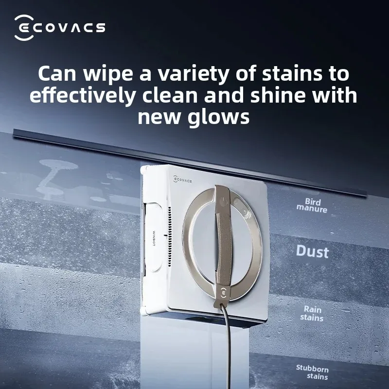 NUOVO ECOVACS WINBOT W2S PRO robot per la pulizia dei vetri completamente automatico robot per la pulizia dei vetri macchina per la pulizia dei vetri domestici