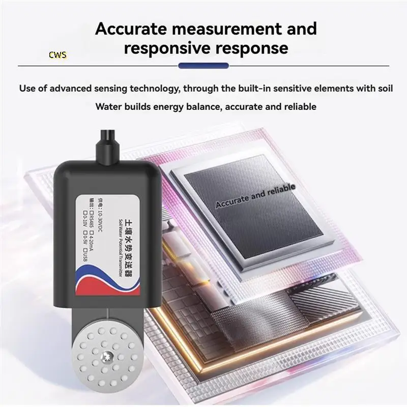 RS485 جهاز إرسال رطوبة التربة مستشعر إمكانية لمياه التربة لتحديد البيئة المائية الزراعة الذكية