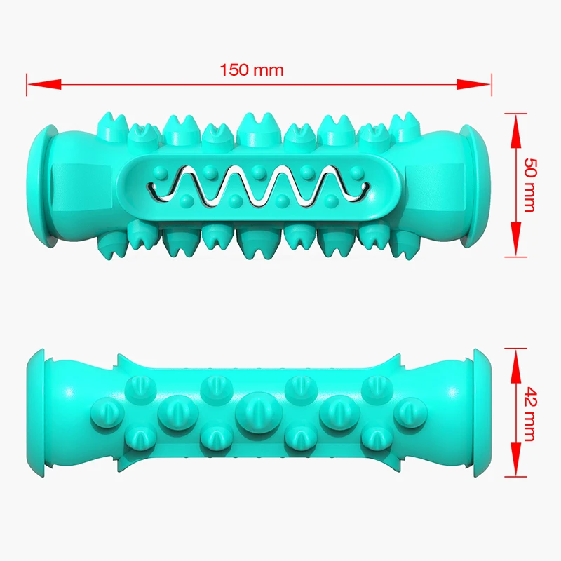 ألعاب الكلاب TPR آمنة جرو العناية بالأسنان تنظيف اللعب التسنين عصا مضغ الأسنان تنظيف العظام فرشاة أسنان الكلب لوازم