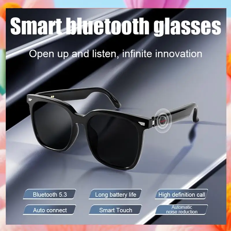 

Smart Sunglasses Glasses Music Glasses Bluetooth Call Outdoor Sports Waterproof Anti-UV Bluetooth Glasses For Men Women-ABJQ