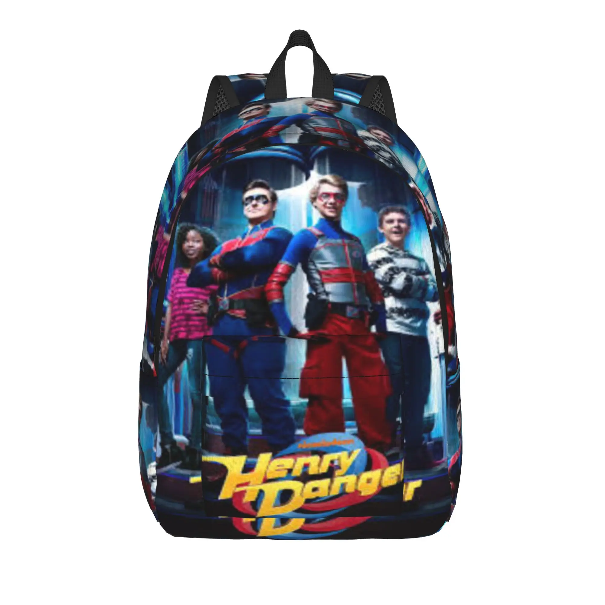 Captain Henry And Kid Danger  Casual Backpack Durable High School Hiking Travel  Daypack for Men Women College Shoulder Bag