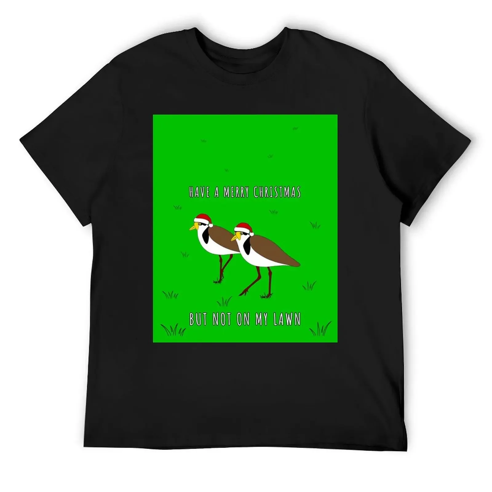 Masked Lapwing Plover Christmas T-Shirt