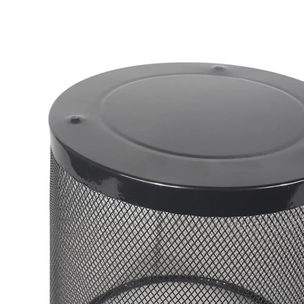 Mesh Trash Bin Paper Basket Office Rubbish Waste Holder Can Trash Can Household Bathroom Toilet Bedroom Living Room Waste Bins