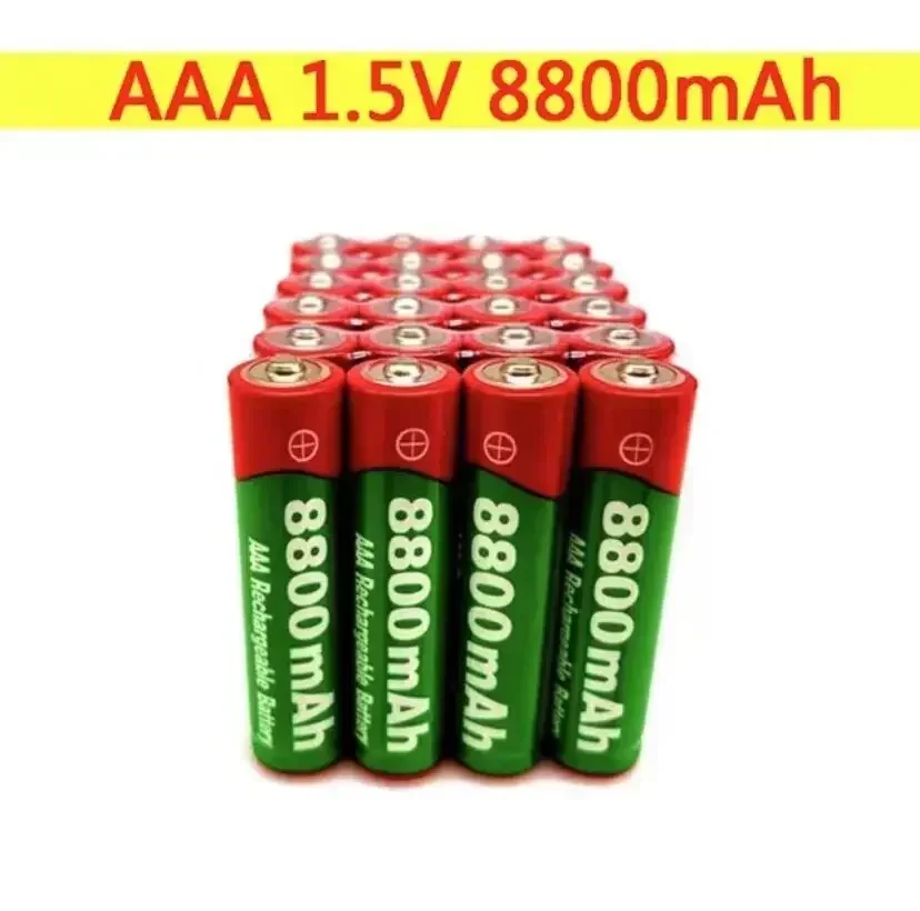 

1-20PCS 1.5V AAA rechargeable battery 8800mAh AAA 1.5V New Alkaline Rechargeable battery for led light toy MP3 long life