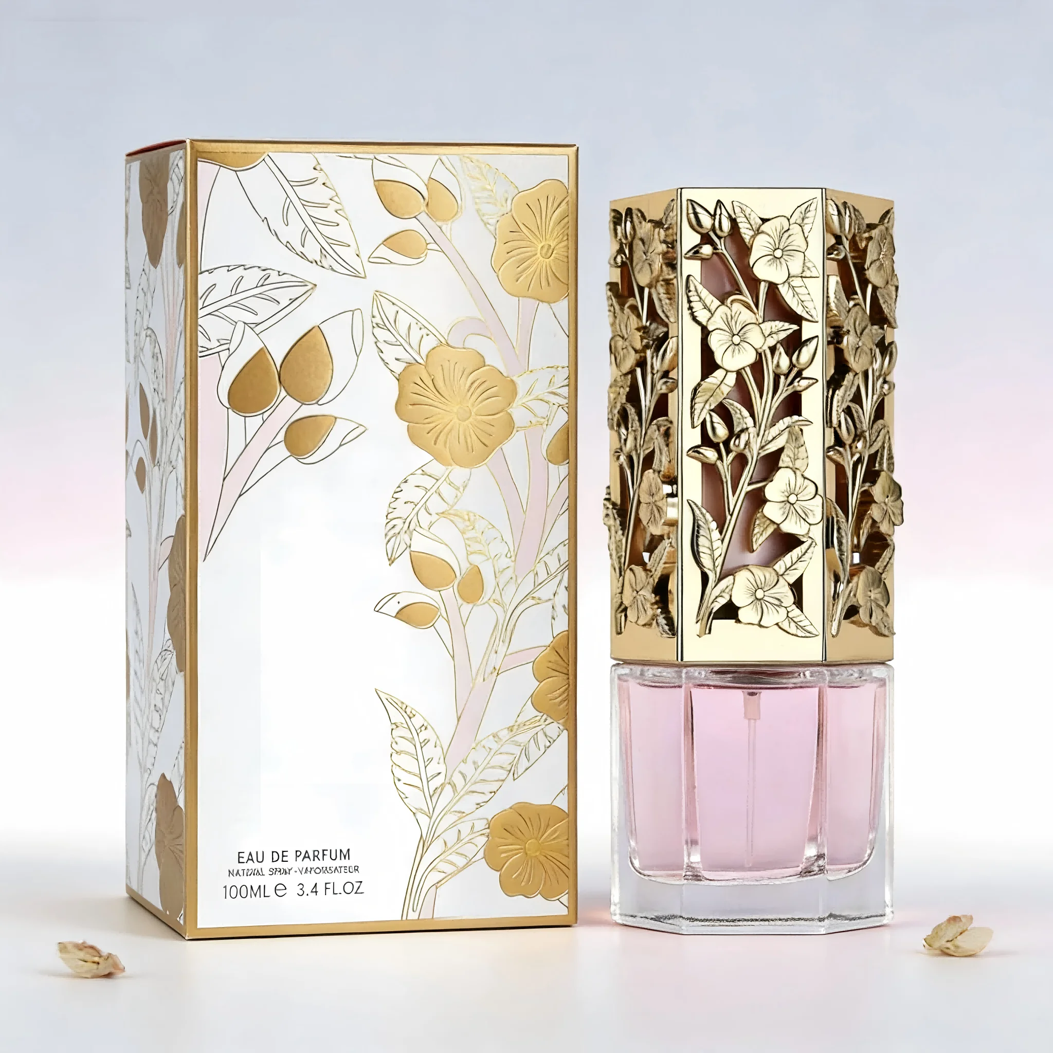 

Floral Lace Eau De Parfum for Women Delicate Rose & Sweet Notes Perfect Present for Special Occasions.
