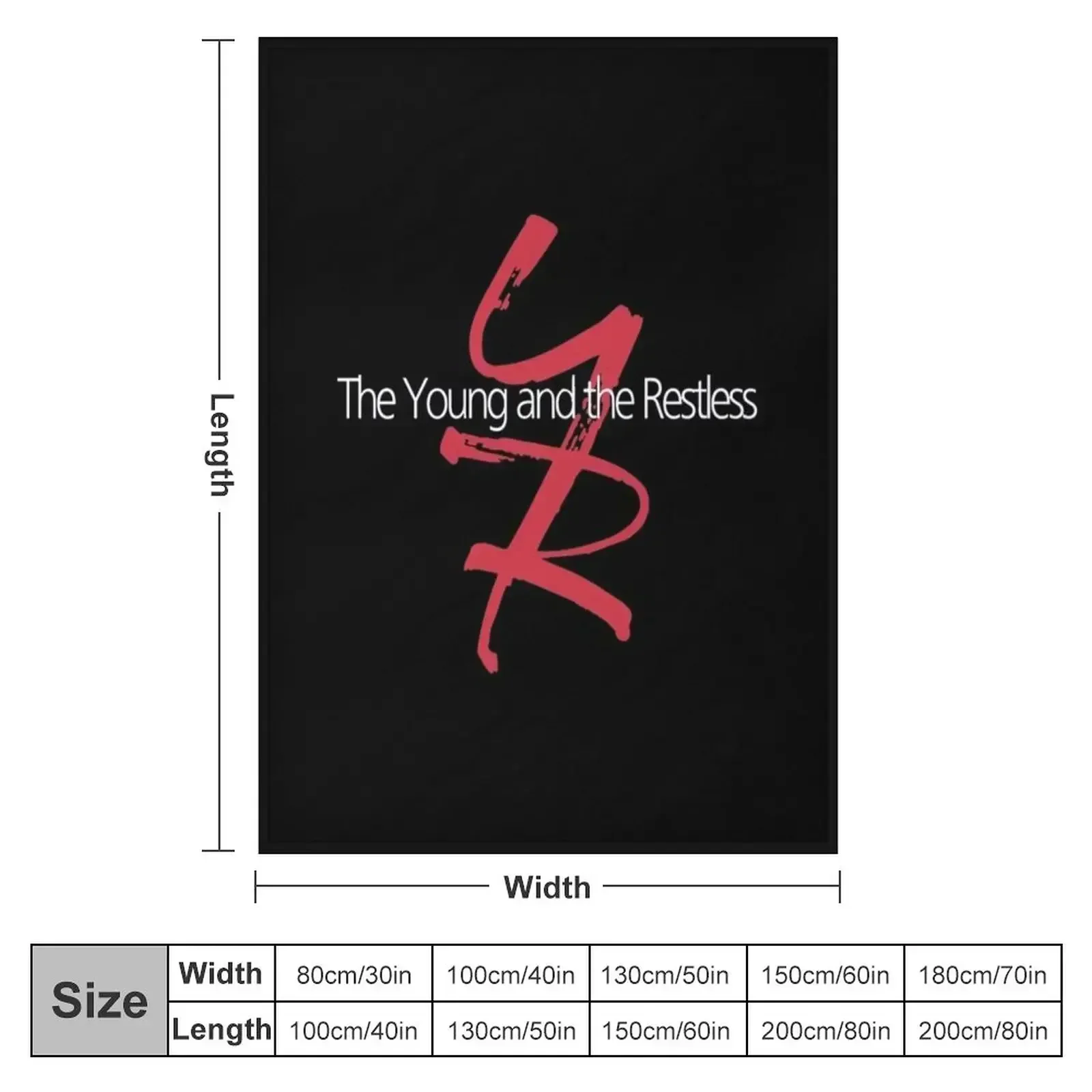 Young and Restless Throw Blanket Comforter Vintage Blankets For Baby Sofa Blankets
