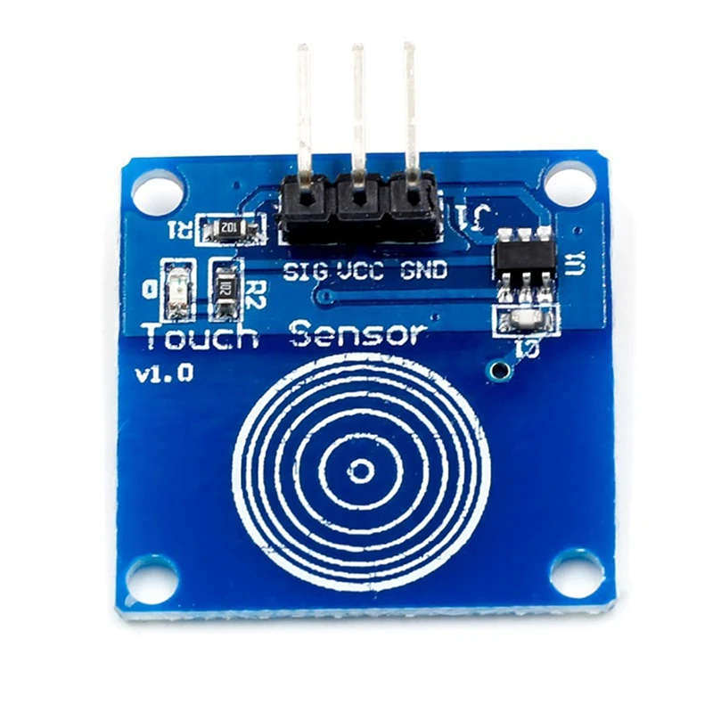 Módulo de Interruptor táctil capacitivo, Sensor táctil Digital, 5 piezas, TTP223