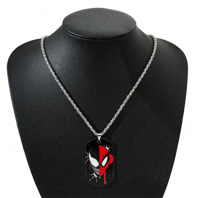 1 collar de Spider-Man – Diseño de Marvel, símbolo de coraje, regalo para los fanáticos de los superhéroes.