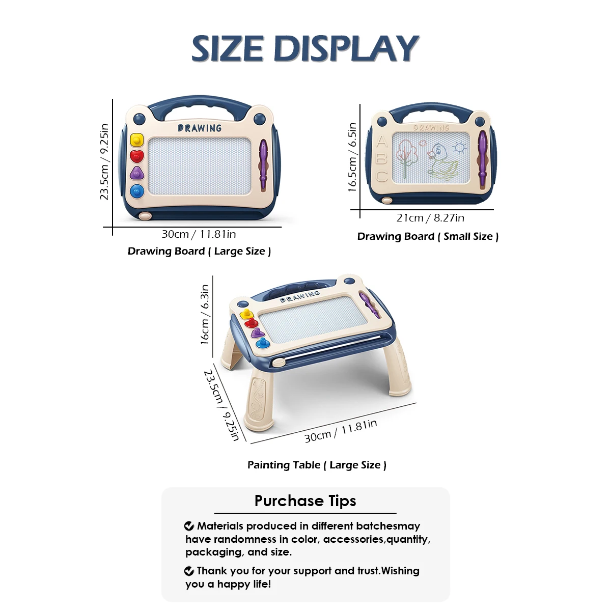 Tavolo da disegno magnetico a colori per bambini Tavolo da disegno per bambini Tavolo da disegno per ragazzi e ragazze Giocattolo Graffiti Board Regali di Natale