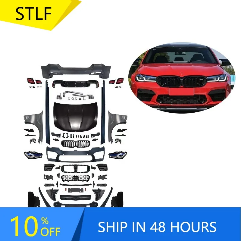 

Zuimi High-end Car Bumper For F10 Body Kit Upgrade To F90 G30 M5 Headlights Taillights Side Skirt Fenders Hood New Body Kit