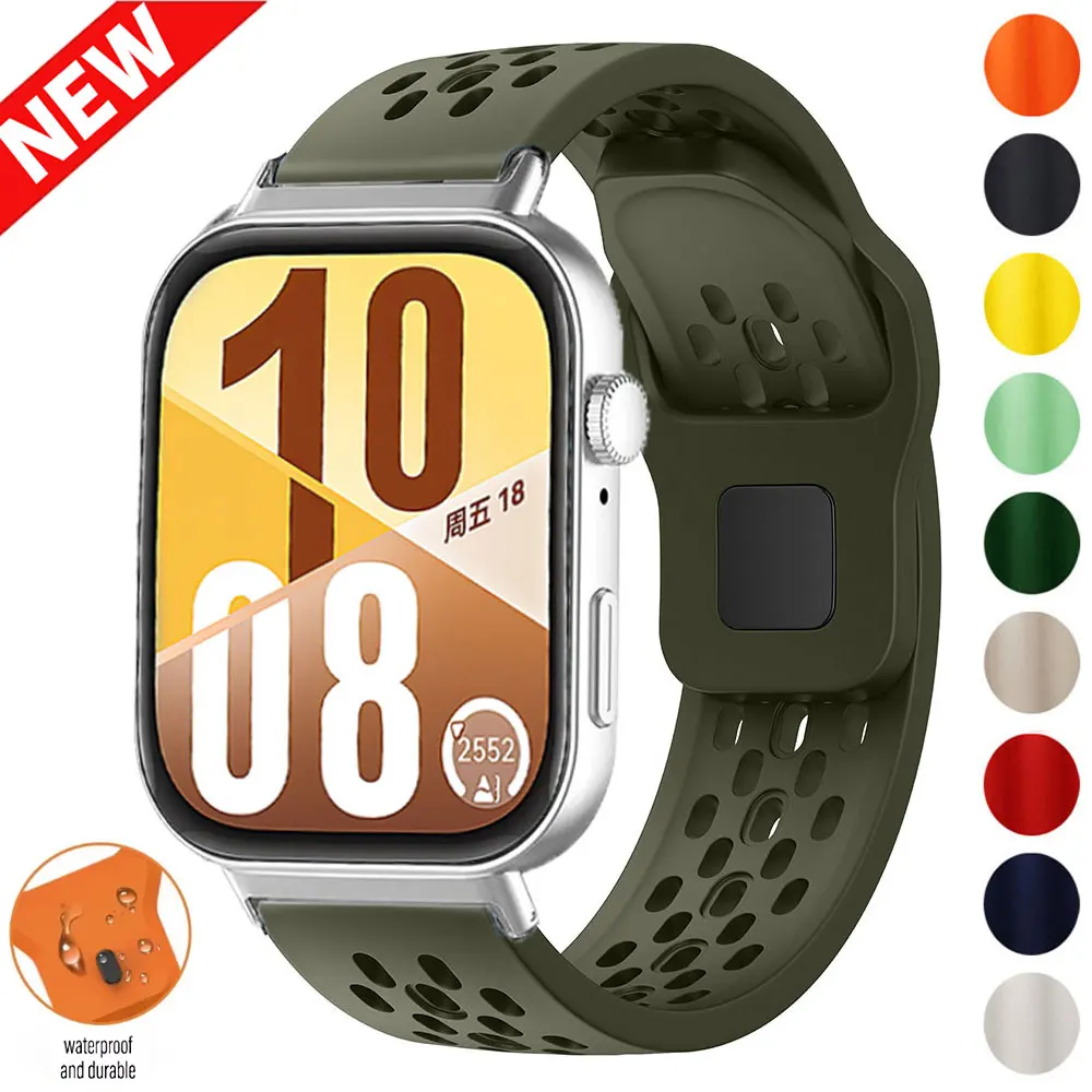 Metall Stecker Strap Für Huawei Fit3 Fit4 Armband Silikon Armband Smartwatch Zubehör Für Huawei Fit4pro Sport Band